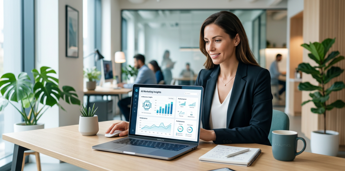 AI agent dashboard met geautomatiseerde workflows en marketingprocessen